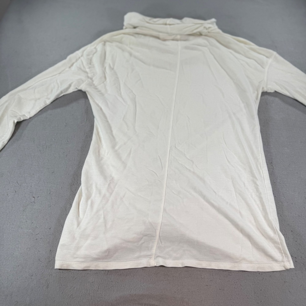 Calvin Klein Performance Cowl Neck Ruched Long Sleeve Top Womens M - Picture 3 of 10